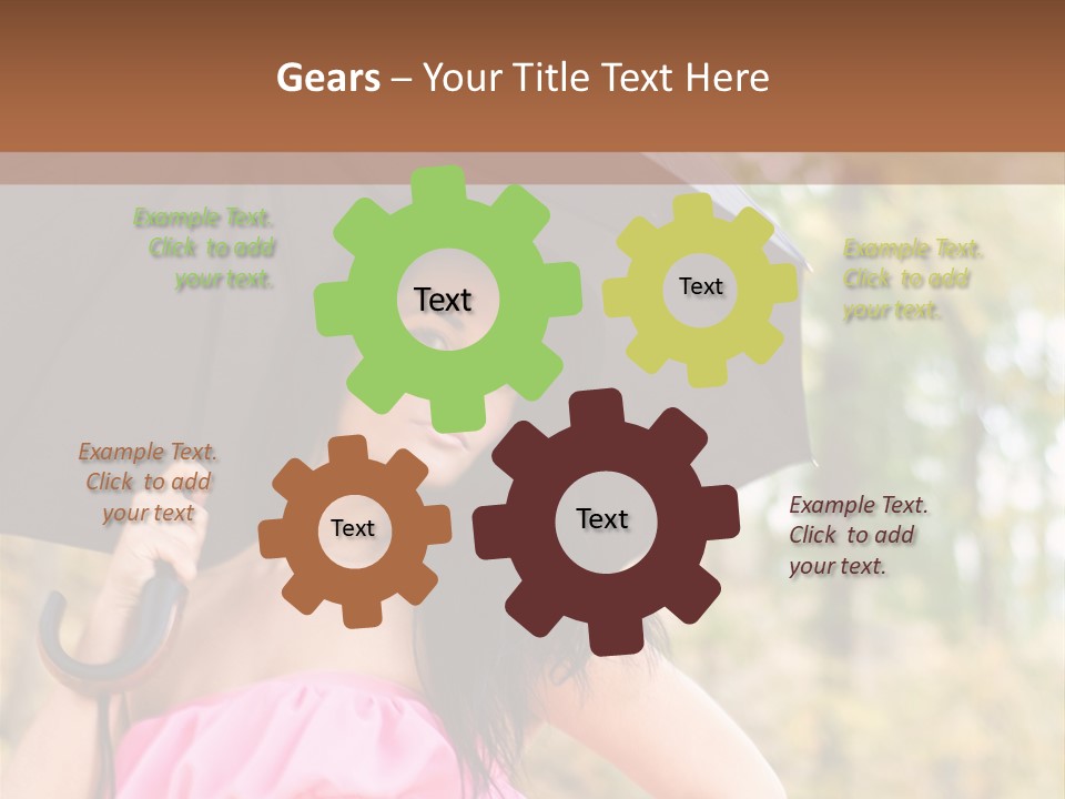 Model Pink Attractive PowerPoint Template