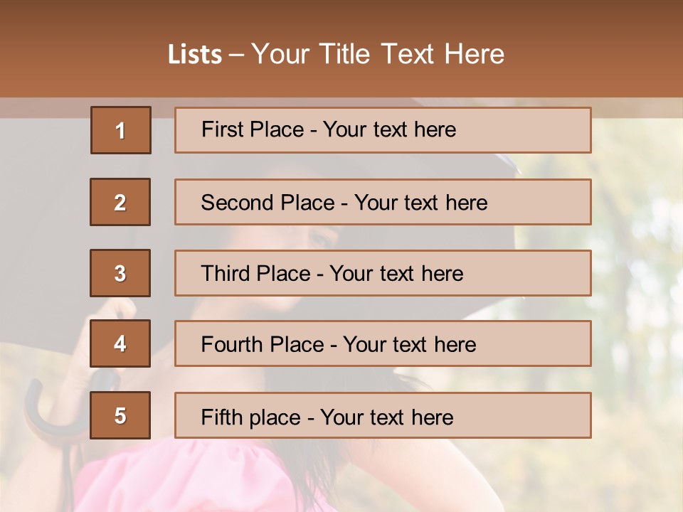 Model Pink Attractive PowerPoint Template