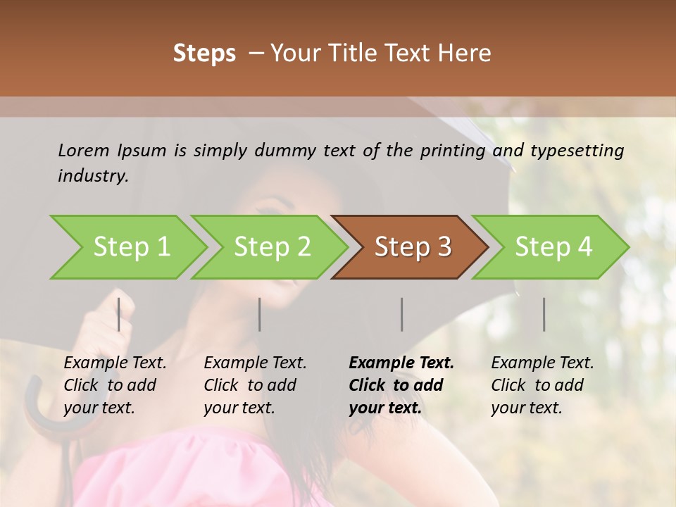 Model Pink Attractive PowerPoint Template