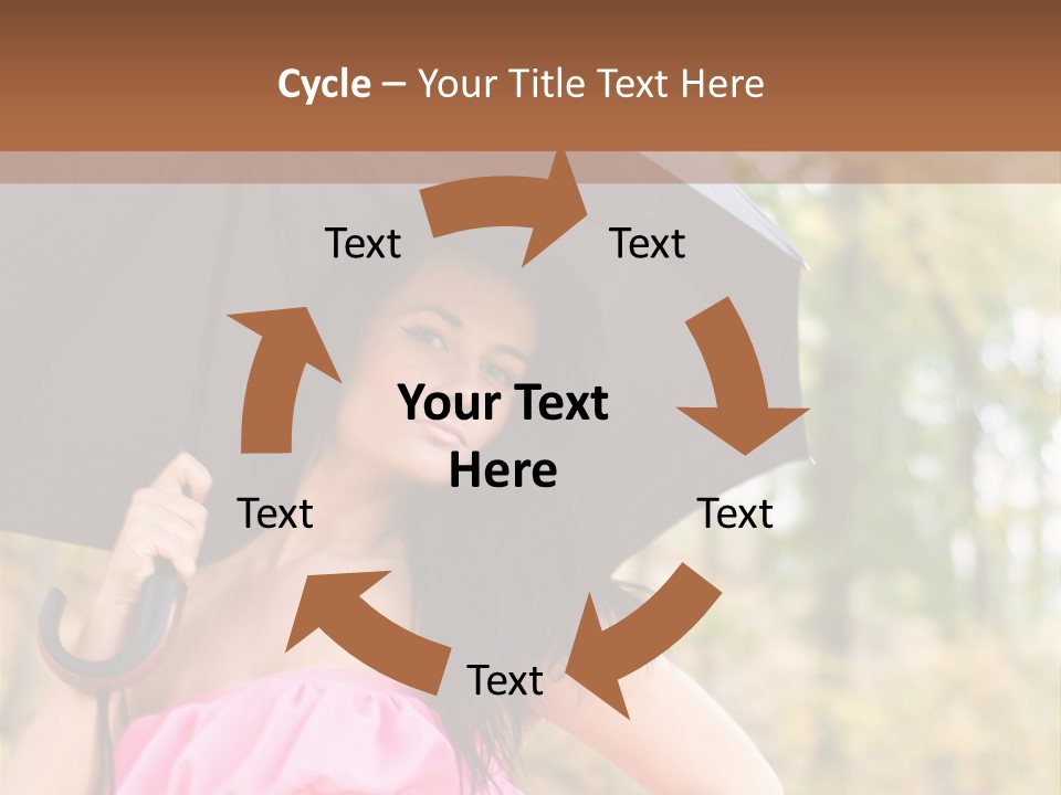 Model Pink Attractive PowerPoint Template