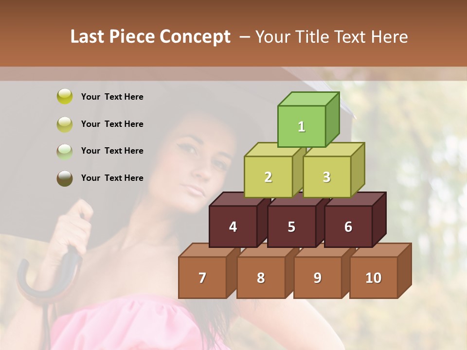 Model Pink Attractive PowerPoint Template