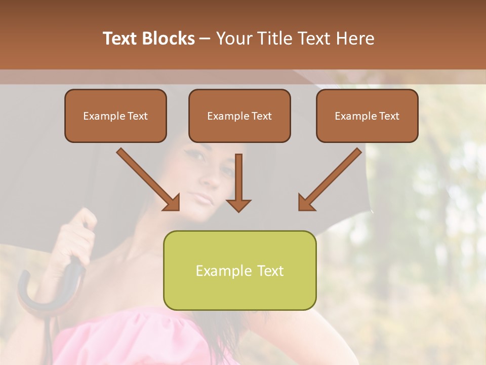 Model Pink Attractive PowerPoint Template