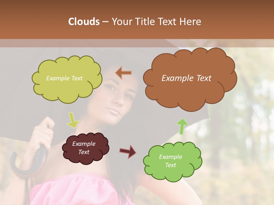 Model Pink Attractive PowerPoint Template