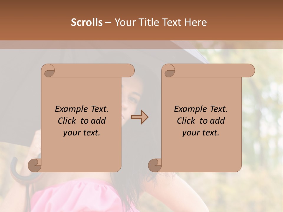 Model Pink Attractive PowerPoint Template