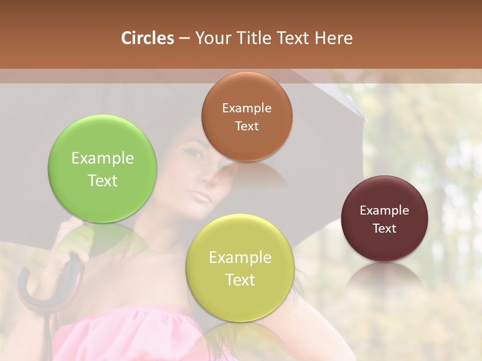 Model Pink Attractive PowerPoint Template