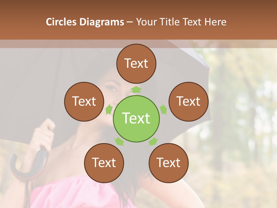 Model Pink Attractive PowerPoint Template