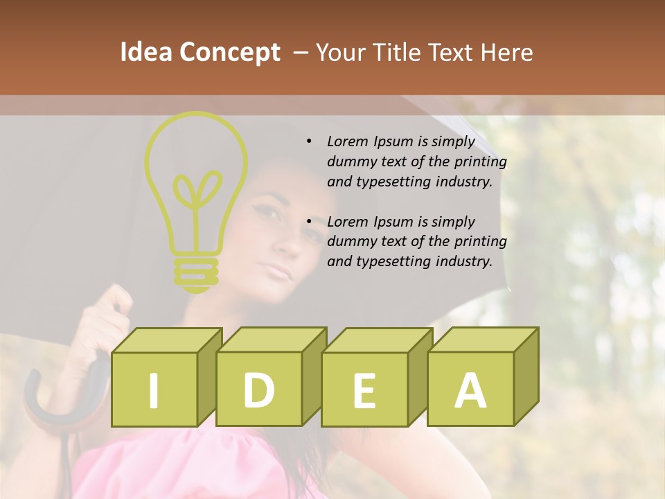 Model Pink Attractive PowerPoint Template