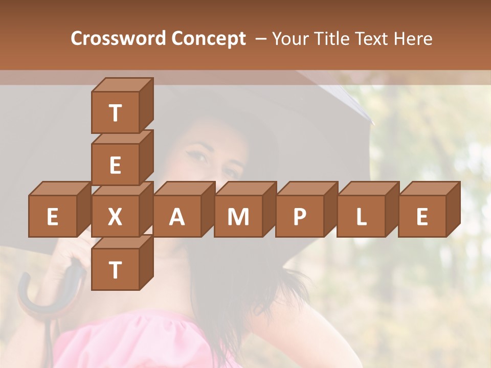 Model Pink Attractive PowerPoint Template