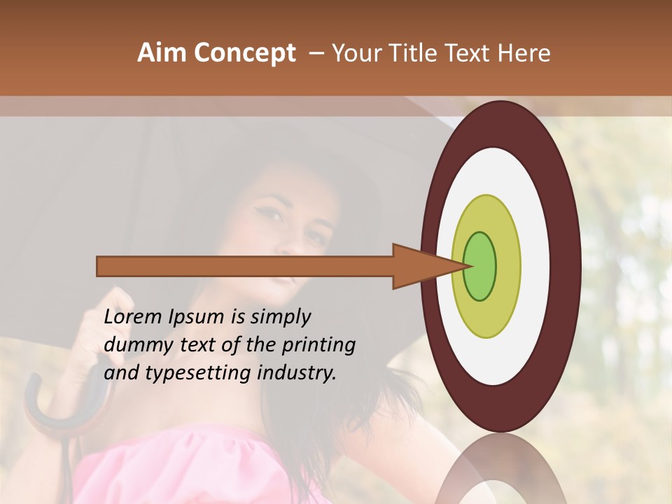 Model Pink Attractive PowerPoint Template