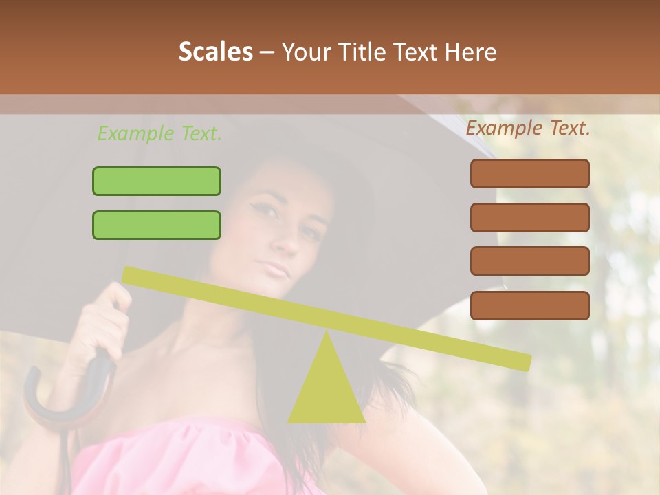 Model Pink Attractive PowerPoint Template