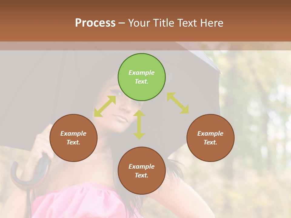 Model Pink Attractive PowerPoint Template