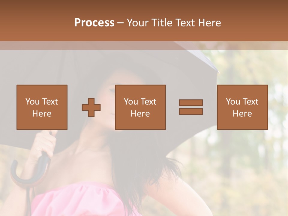 Model Pink Attractive PowerPoint Template