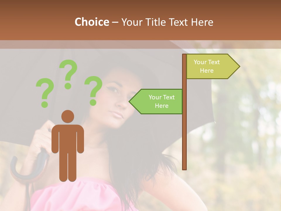 Model Pink Attractive PowerPoint Template