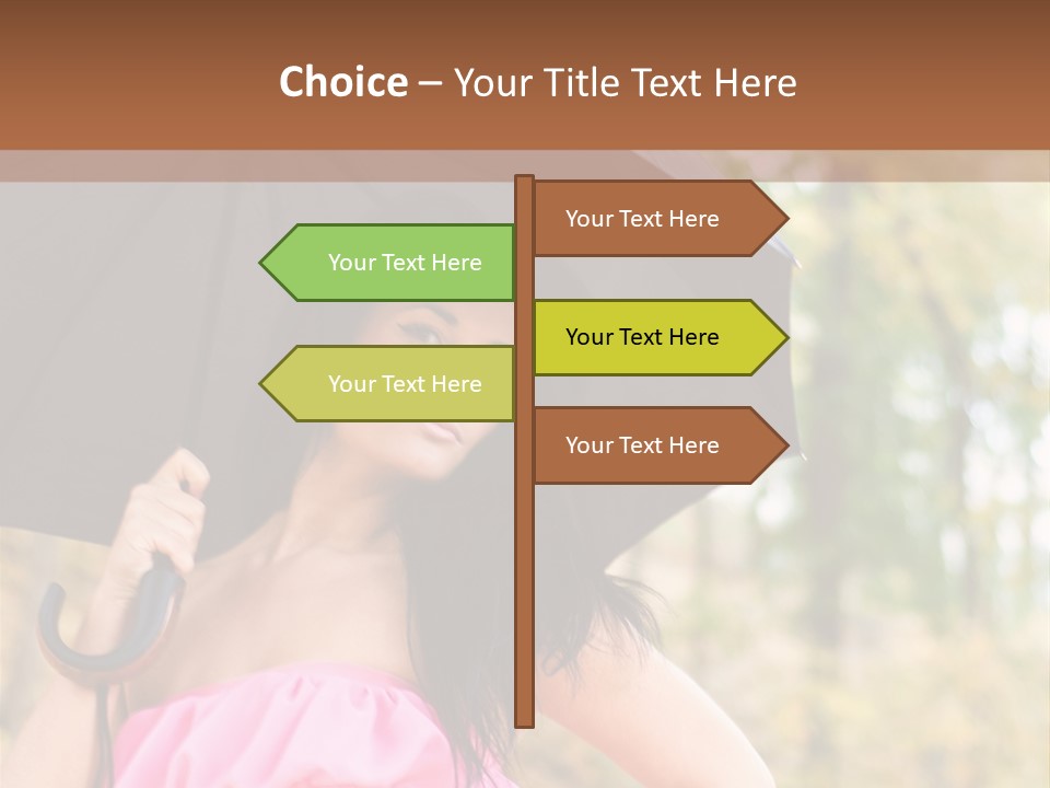 Model Pink Attractive PowerPoint Template