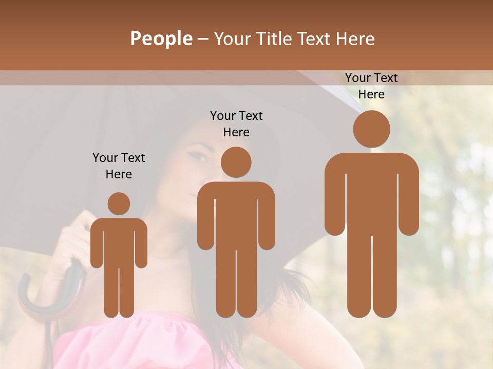 Model Pink Attractive PowerPoint Template