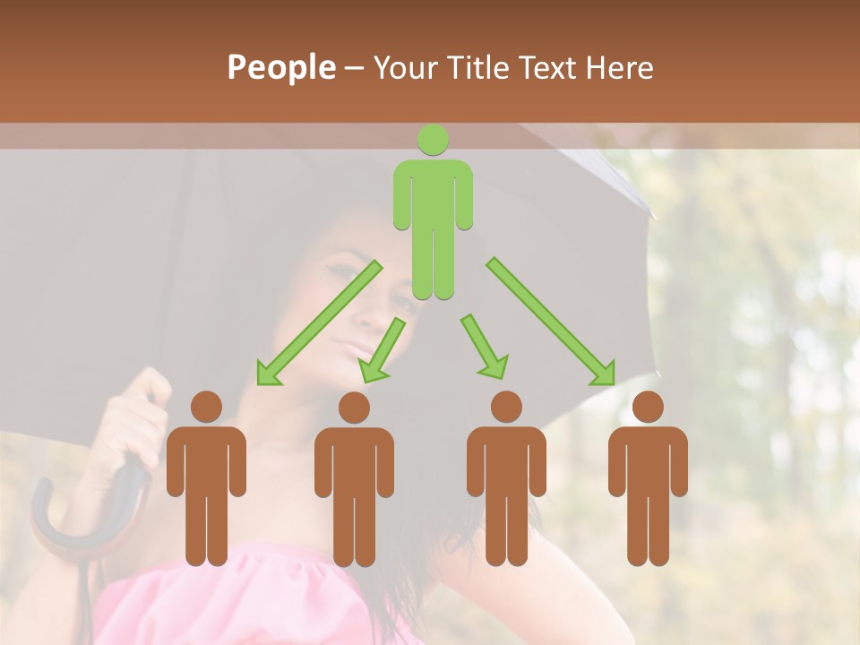 Model Pink Attractive PowerPoint Template