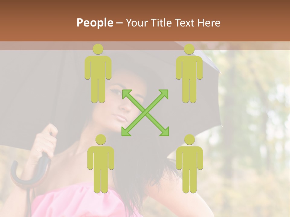 Model Pink Attractive PowerPoint Template