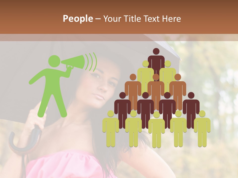 Model Pink Attractive PowerPoint Template