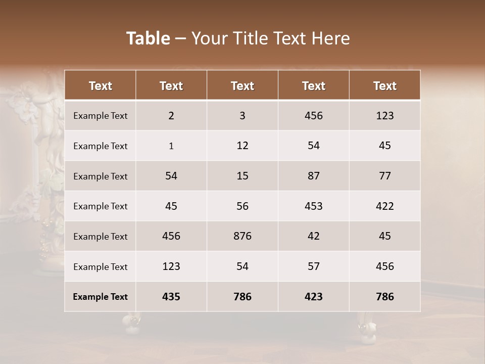 Classic Background Space PowerPoint Template