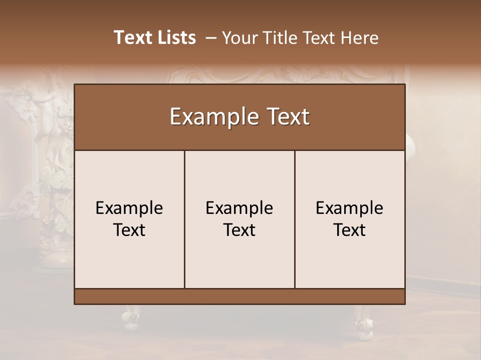 Classic Background Space PowerPoint Template