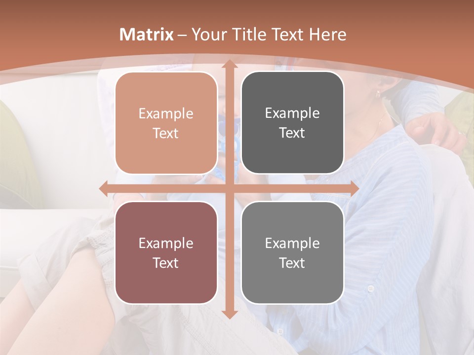 Interior Smile Caucasian PowerPoint Template