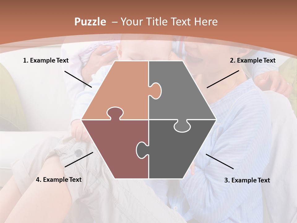 Interior Smile Caucasian PowerPoint Template