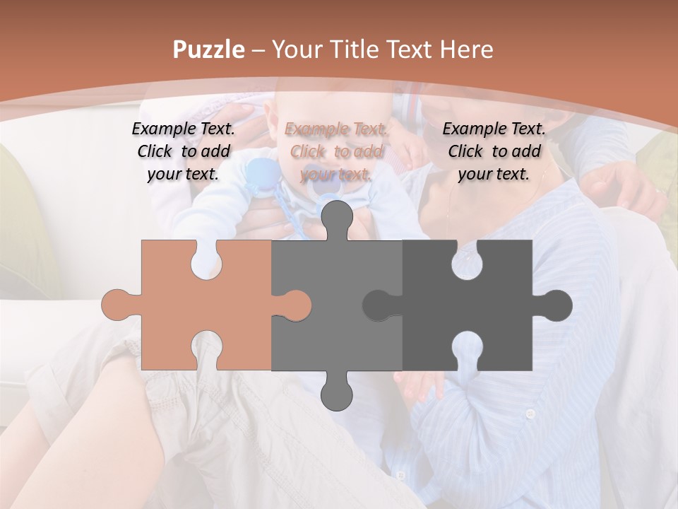 Interior Smile Caucasian PowerPoint Template