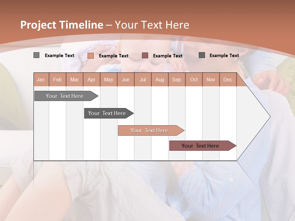 Interior Smile Caucasian PowerPoint Template