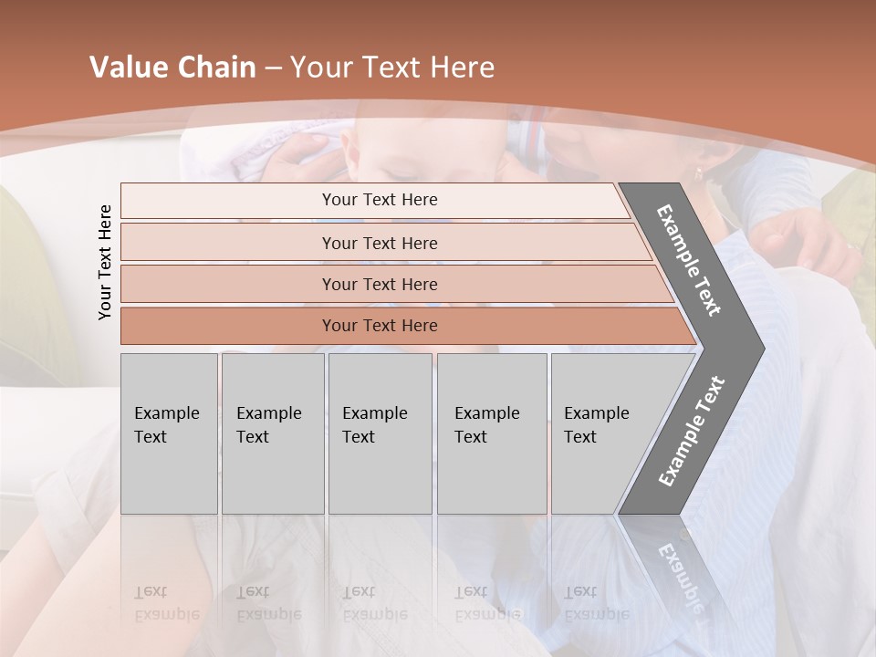 Interior Smile Caucasian PowerPoint Template