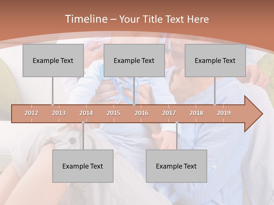 Interior Smile Caucasian PowerPoint Template