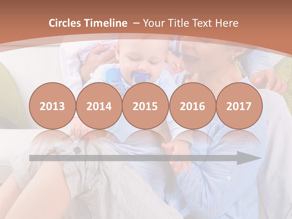 Interior Smile Caucasian PowerPoint Template