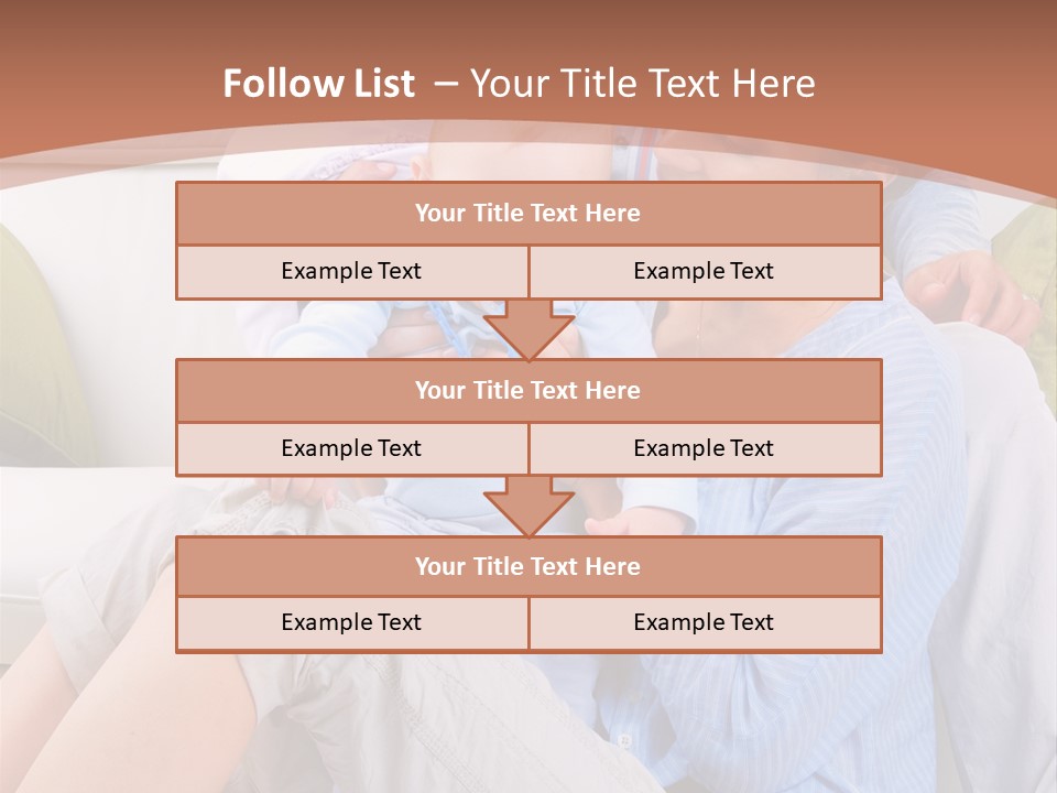 Interior Smile Caucasian PowerPoint Template