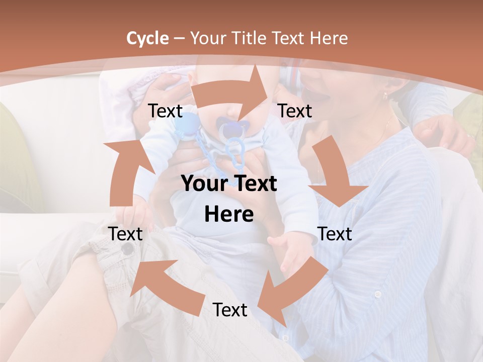 Interior Smile Caucasian PowerPoint Template