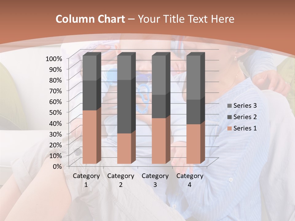 Interior Smile Caucasian PowerPoint Template