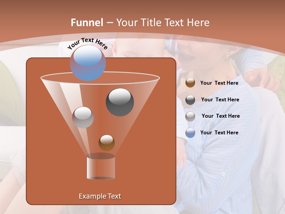 Interior Smile Caucasian PowerPoint Template