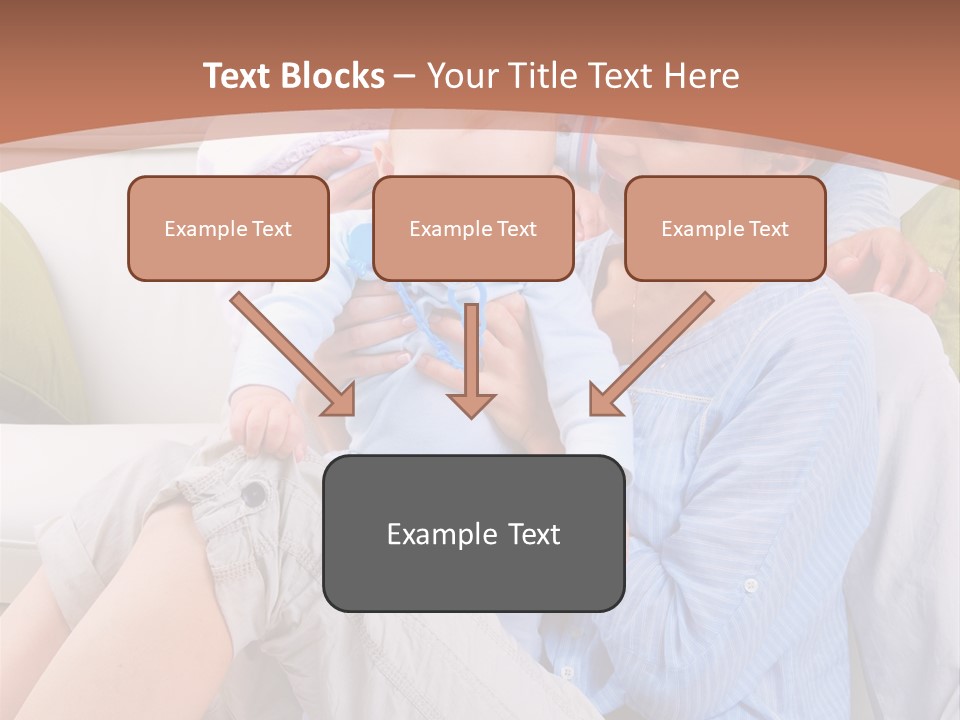 Interior Smile Caucasian PowerPoint Template
