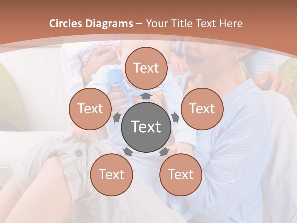 Interior Smile Caucasian PowerPoint Template