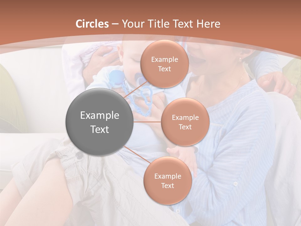 Interior Smile Caucasian PowerPoint Template