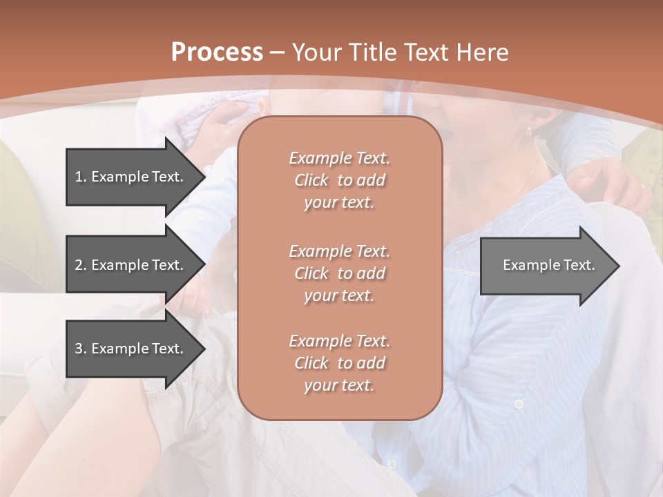 Interior Smile Caucasian PowerPoint Template