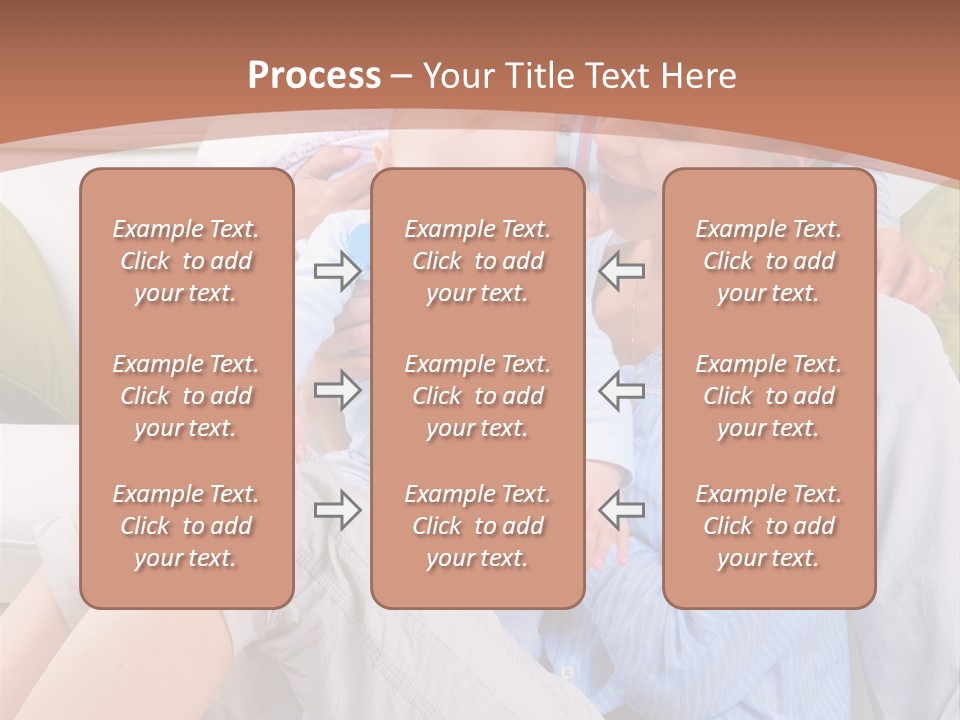 Interior Smile Caucasian PowerPoint Template