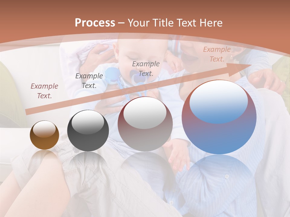 Interior Smile Caucasian PowerPoint Template