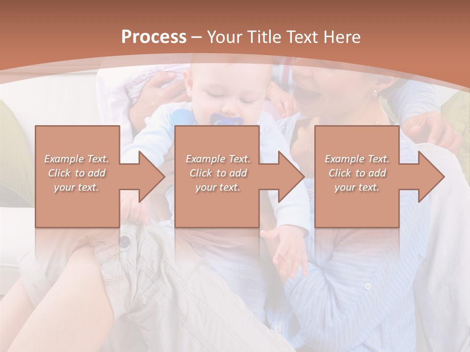 Interior Smile Caucasian PowerPoint Template