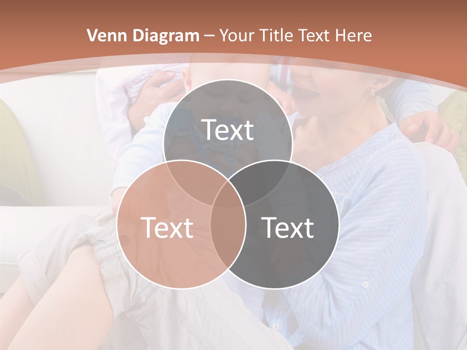 Interior Smile Caucasian PowerPoint Template