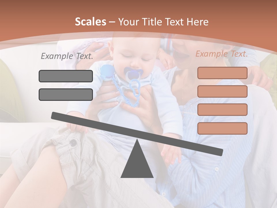 Interior Smile Caucasian PowerPoint Template