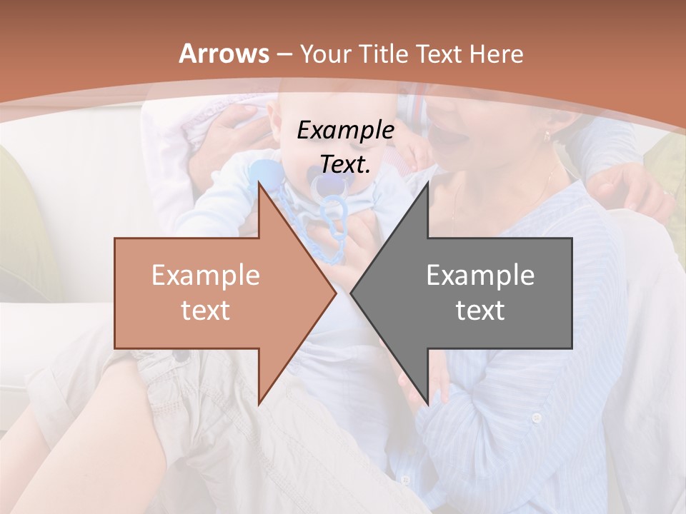 Interior Smile Caucasian PowerPoint Template