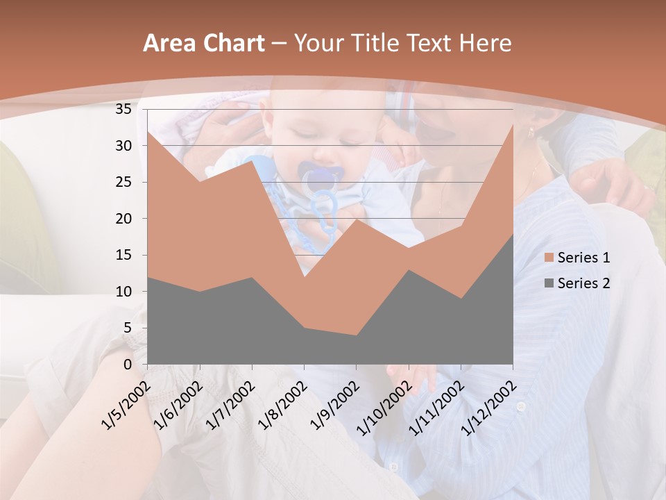 Interior Smile Caucasian PowerPoint Template