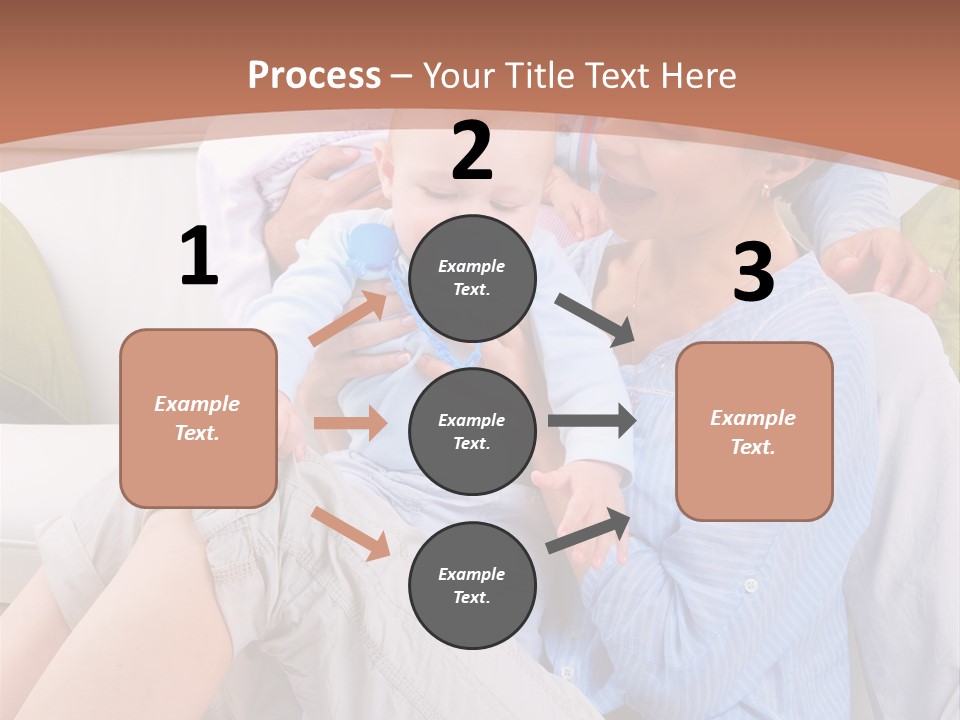 Interior Smile Caucasian PowerPoint Template