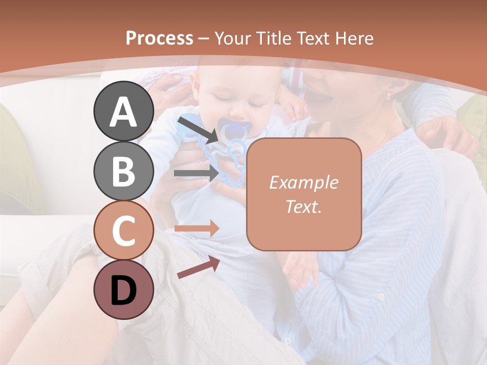 Interior Smile Caucasian PowerPoint Template