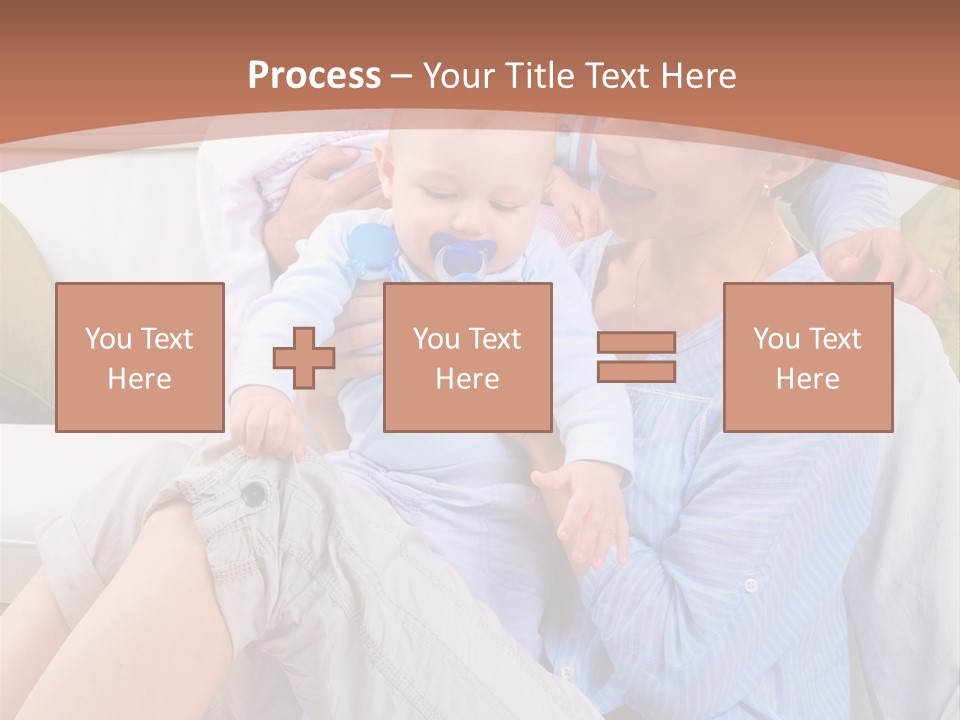 Interior Smile Caucasian PowerPoint Template
