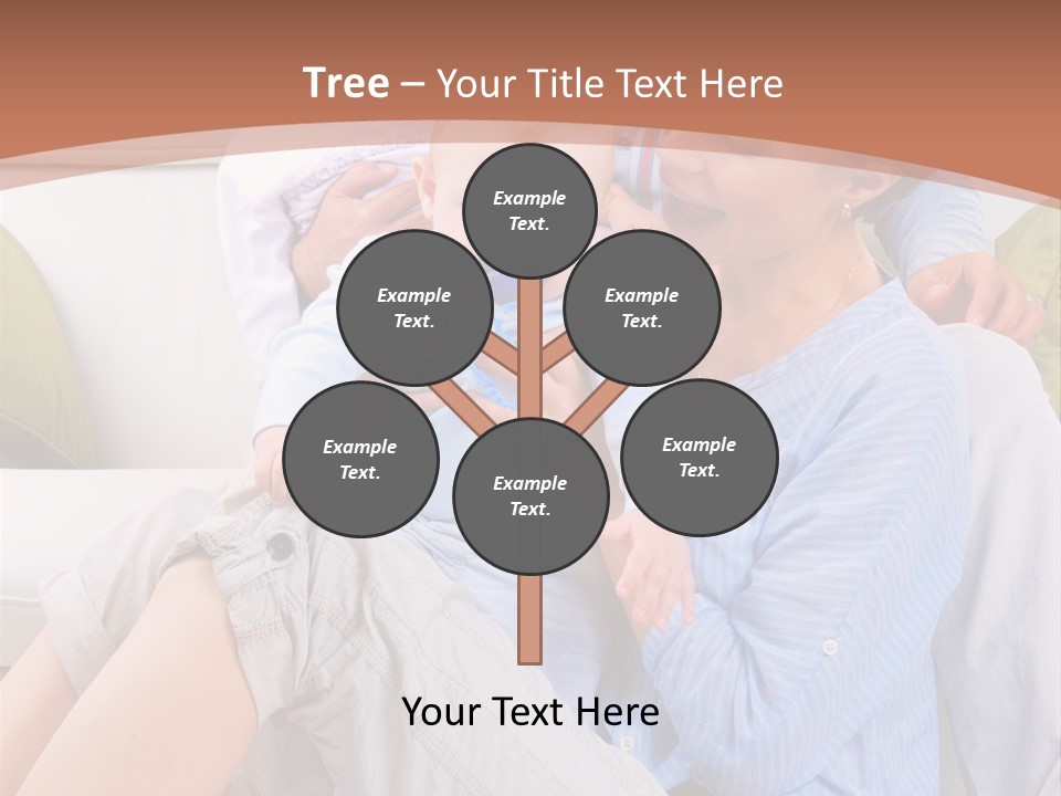 Interior Smile Caucasian PowerPoint Template